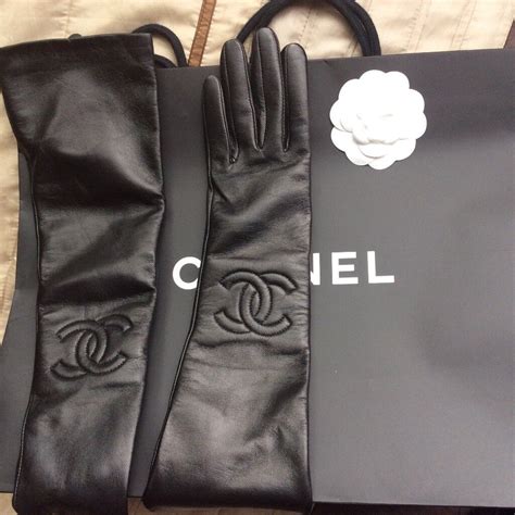 chanel gloves 2016|used leather chanel gloves.